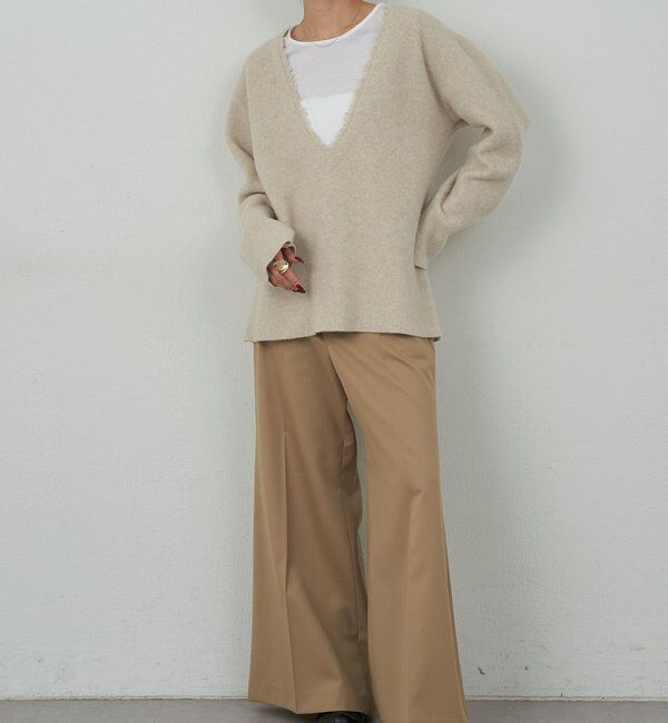 「【HERITANOVUM】 Vチュニックニット」|ニット・セーター|