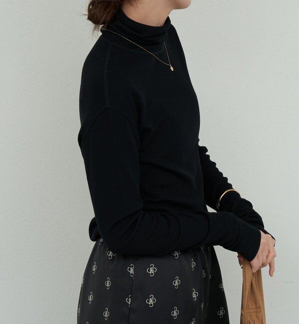  「【新色を加えてリバイバル】リブタートルカットソー」|Tシャツ・カットソー|