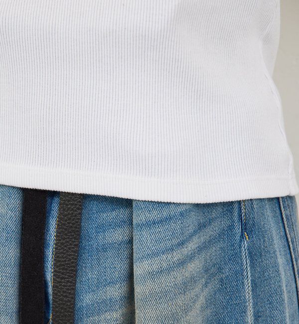  「【PEAS】コットンシルクチビTee」|Tシャツ・カットソー|