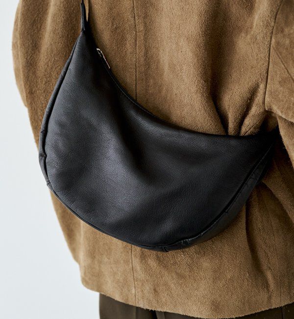  「ソフトレザーラウンドショルダーバッグ」|ショルダー・メッセンジャー|