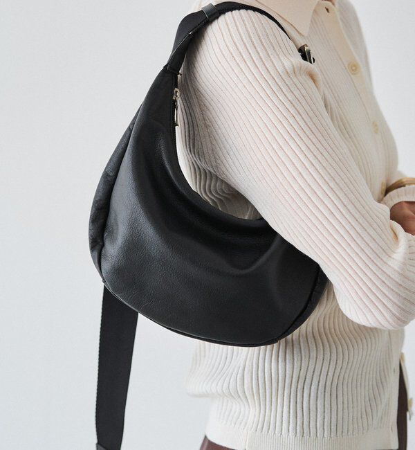  「ソフトレザーラウンドショルダーバッグ」|ショルダー・メッセンジャー|