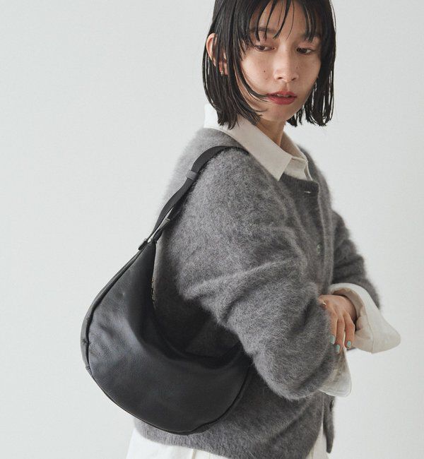  「ソフトレザーラウンドショルダーバッグ」|ショルダー・メッセンジャー|