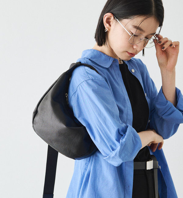  「ソフトレザーラウンドショルダーバッグ」|ショルダー・メッセンジャー|