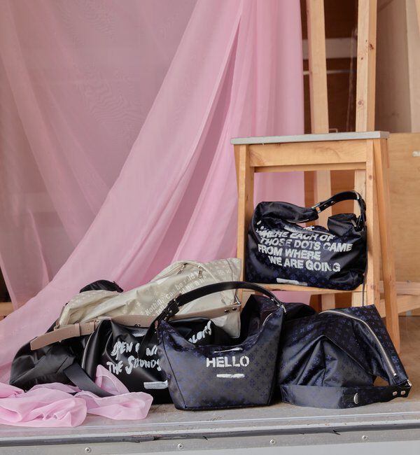  「ステンシル風プリント ナイロン2WAYミニショルダーバッグ」|ショルダー・メッセンジャー|