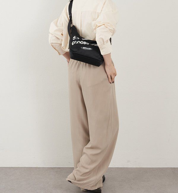  「ステンシル風プリント ナイロン2WAYミニショルダーバッグ」|ショルダー・メッセンジャー|