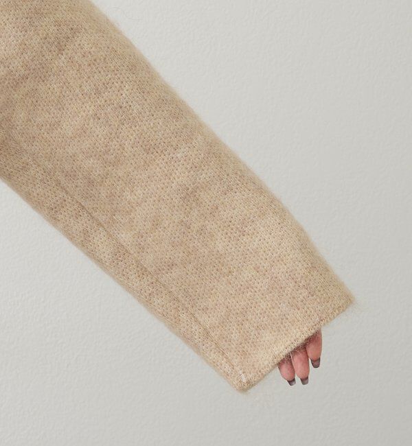  「【再値下げ】モヘアダブルニットコート」|その他|