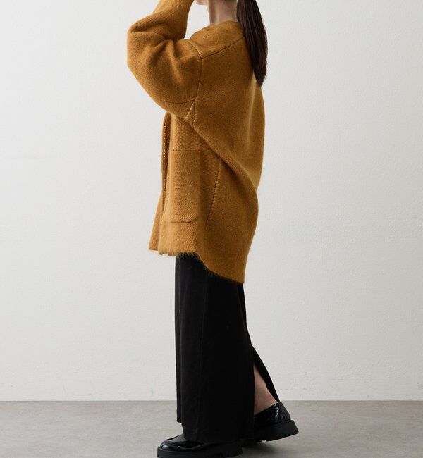  「【再値下げ】モヘアダブルニットコート」|その他|