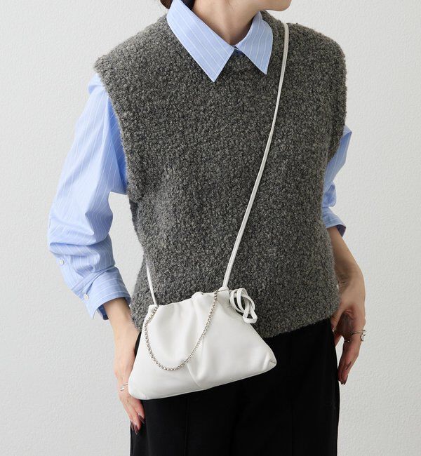  「レザー巾着4WAYミニショルダーバッグ」|ショルダー・メッセンジャー|