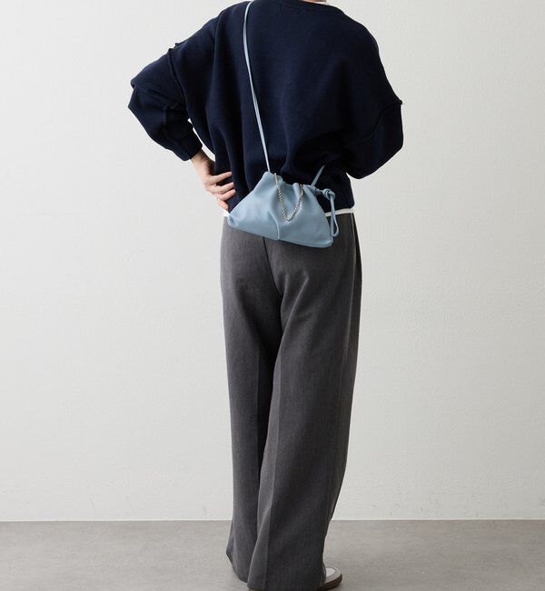  「レザー巾着4WAYミニショルダーバッグ」|ショルダー・メッセンジャー|