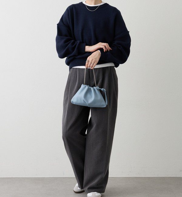  「レザー巾着4WAYミニショルダーバッグ」|ショルダー・メッセンジャー|