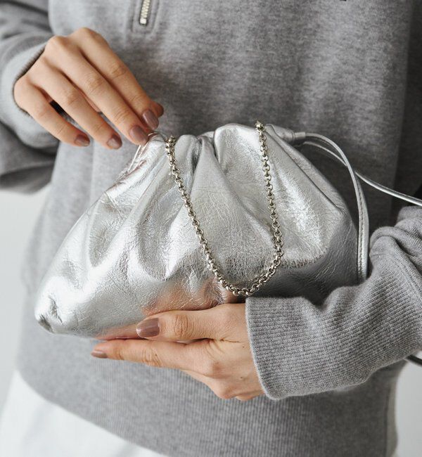  「レザー巾着4WAYミニショルダーバッグ」|ショルダー・メッセンジャー|