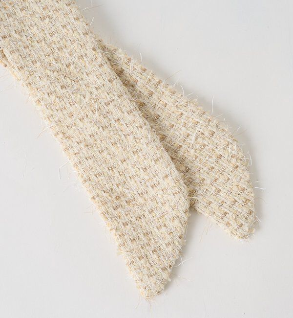  「ツイードスカーフ付きレザー2WAYショルダーバッグ」|ショルダー・メッセンジャー|