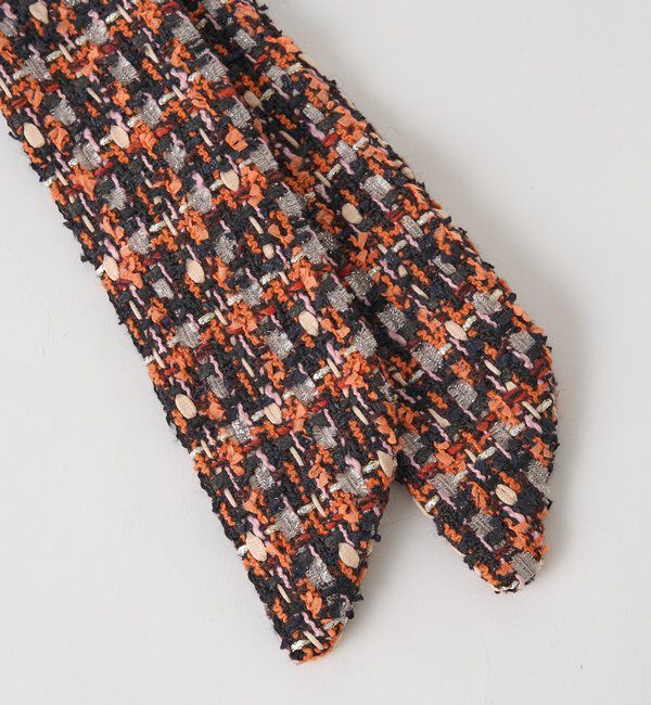  「ツイードスカーフ付きレザー2WAYショルダーバッグ」|ショルダー・メッセンジャー|