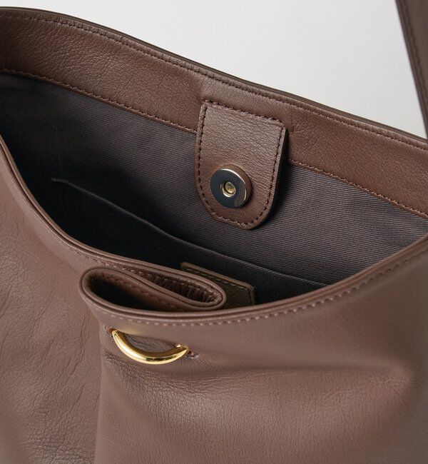  「ツイードスカーフ付きレザー2WAYショルダーバッグ」|ショルダー・メッセンジャー|