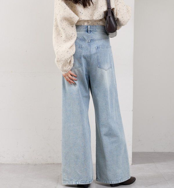  「【新色ブルー登場！】フレアデニム」|デニム|