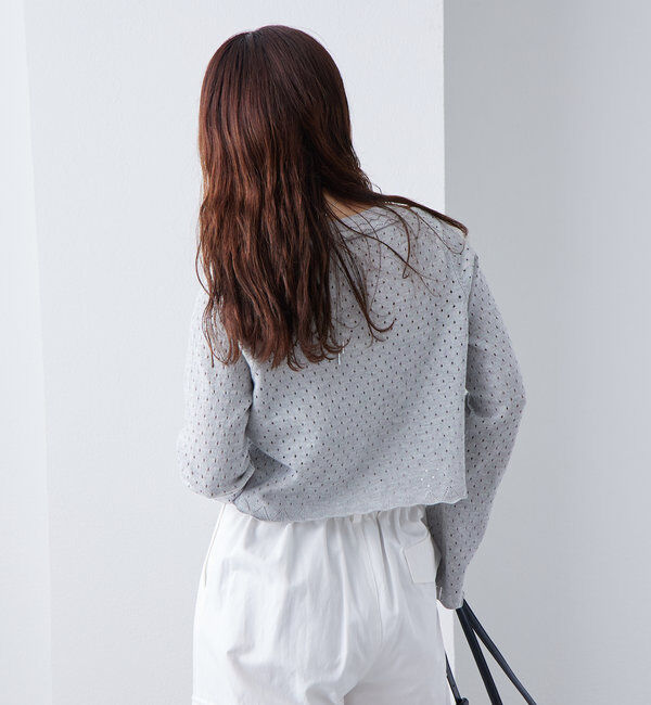  「透かしショートボレロ」|カーディガン|