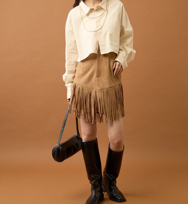  「ストライプショートシャツ」|シャツ・ブラウス|