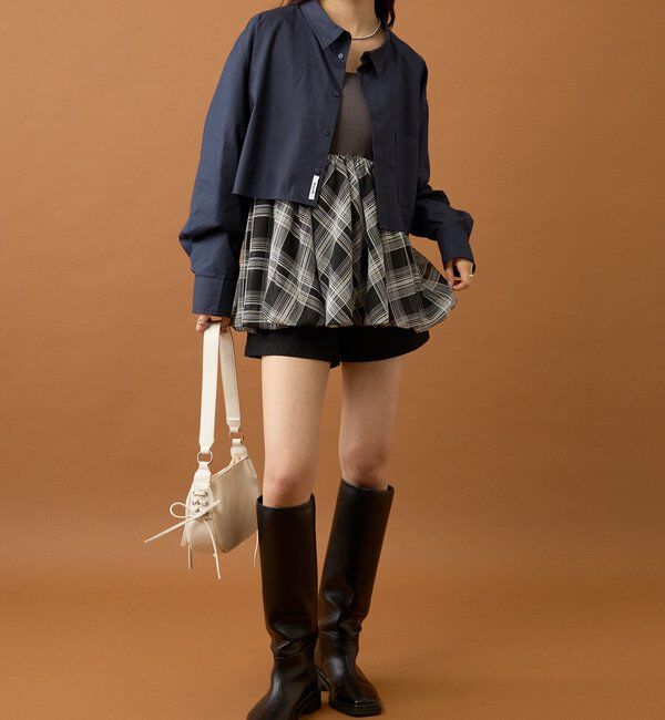  「ストライプショートシャツ」|シャツ・ブラウス|