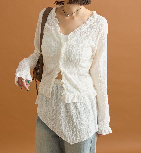  「ビスチェSETレースカーデ」|カーディガン|