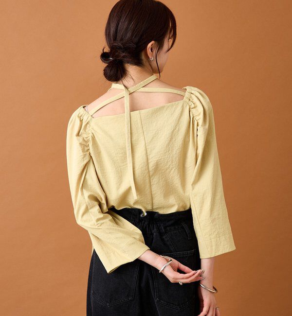  「チョーカーリボンパフブラウス」|シャツ・ブラウス|