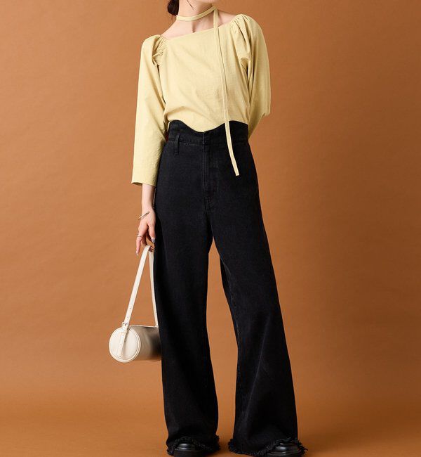  「チョーカーリボンパフブラウス」|シャツ・ブラウス|