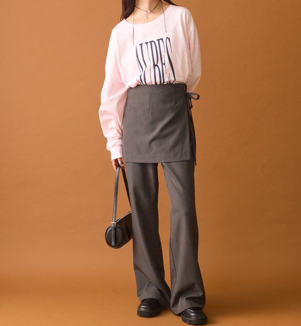  「BIGロゴロングTシャツ」|Tシャツ・カットソー|