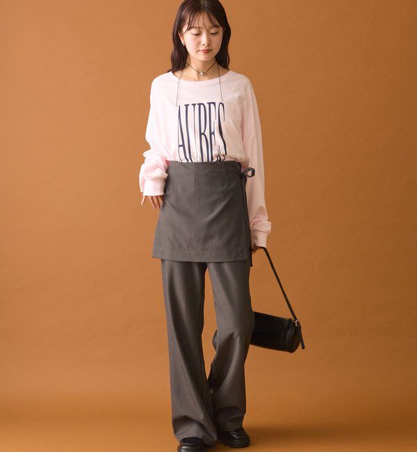  「BIGロゴロングTシャツ」|Tシャツ・カットソー|