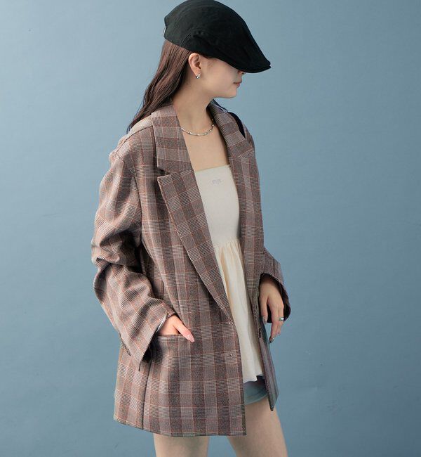  「チェックテーラージャケット」|テーラードジャケット|