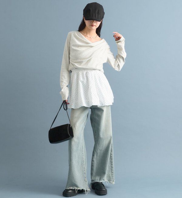  「オフショルロンT」|Tシャツ・カットソー|