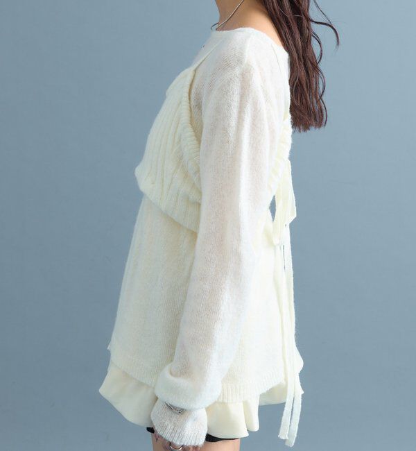  「シアーニットビスチェSET」|ニット・セーター|