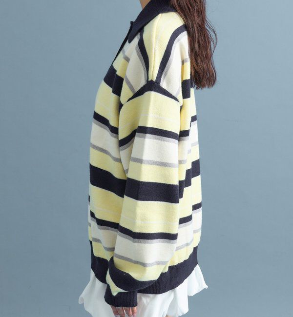  「マルチボーダーラガーニット」|ニット・セーター|