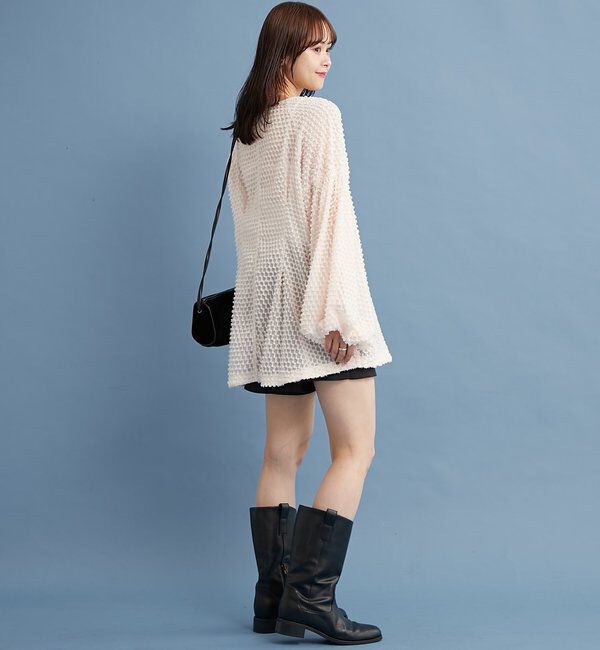 「【@akane__11.1】フリンジシェイプチュニック」|シャツ・ブラウス|