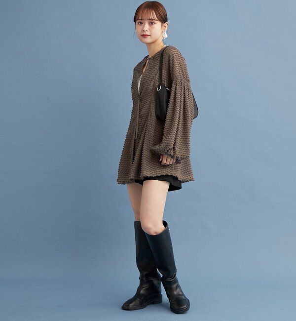  「【@akane__11.1】フリンジシェイプチュニック」|シャツ・ブラウス|