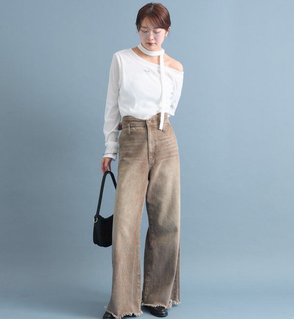  「ワンショルプルオーバー」|Tシャツ・カットソー|