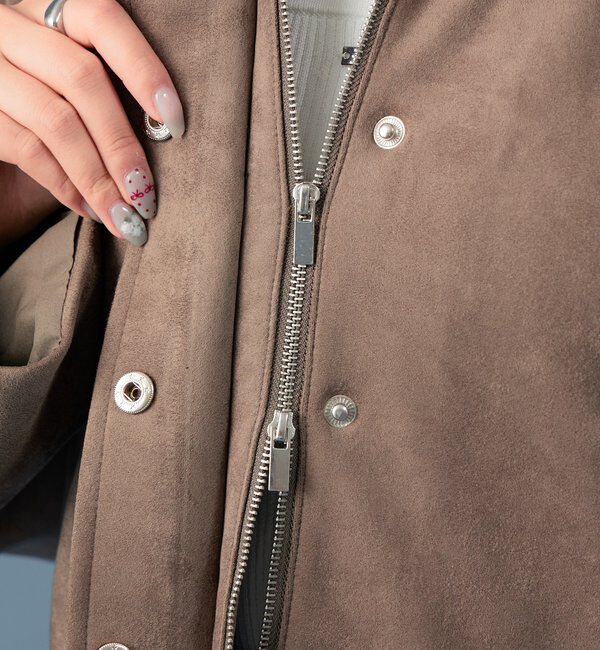  「フェイクスウェードショートブルゾン」|その他|