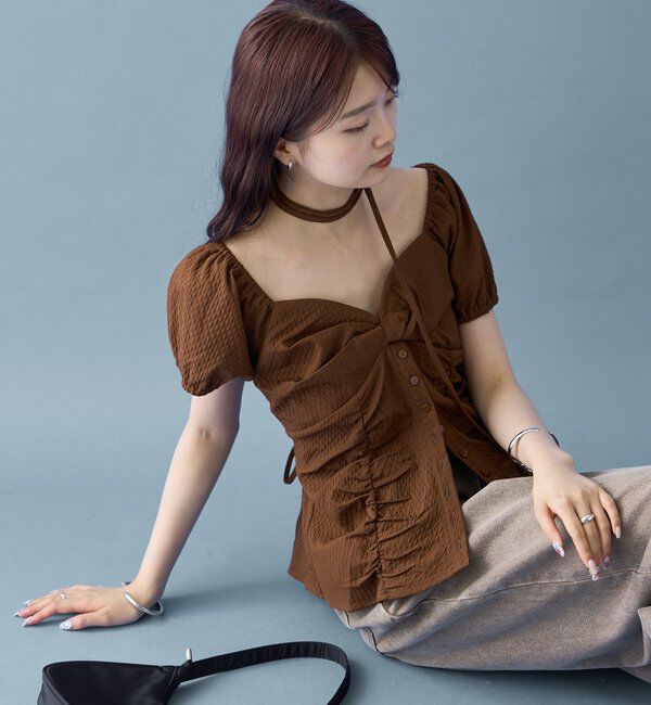  「パフビスチェ ブラウス」|シャツ・ブラウス|