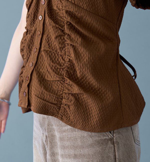  「パフビスチェ ブラウス」|シャツ・ブラウス|