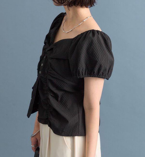  「パフビスチェ ブラウス」|シャツ・ブラウス|