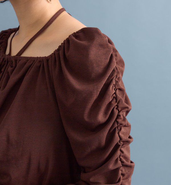  「スクエアネック シャーリングカーディガン」|Tシャツ・カットソー|