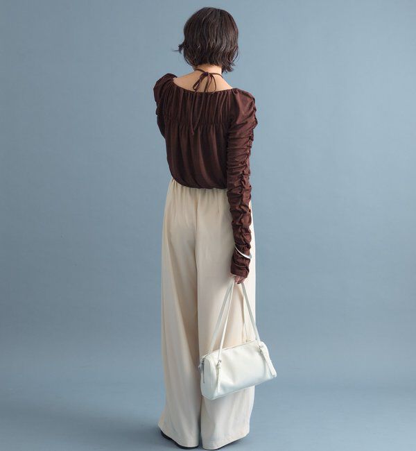  「スクエアネック シャーリングカーディガン」|Tシャツ・カットソー|