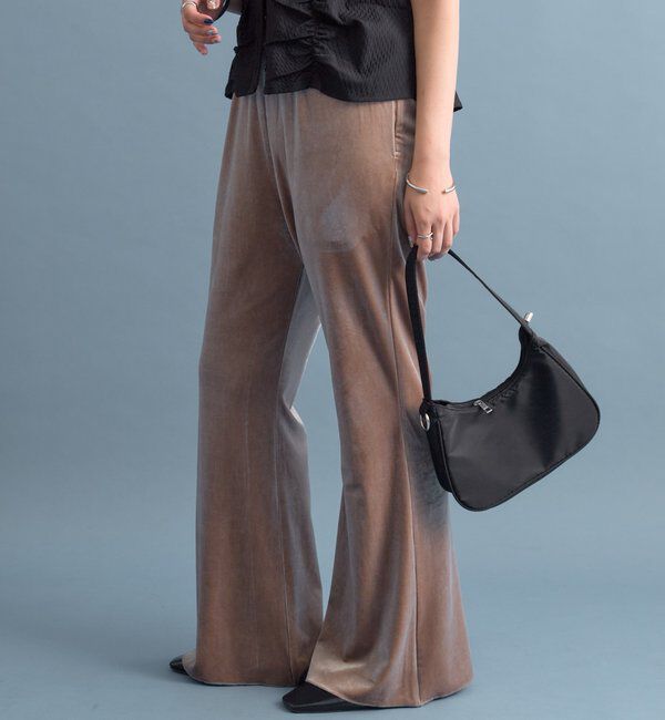  「ベロアフレアパンツ」|チノ|