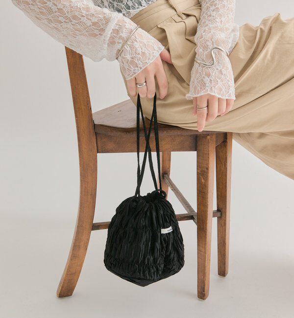  「シャーリングサテンホイップBAG」|トートバッグ|