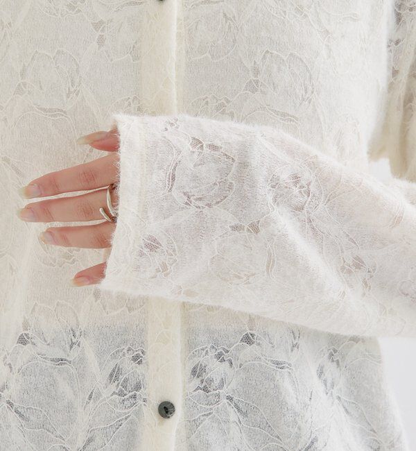  「襟付きシャギーカーディガン」|Tシャツ・カットソー|