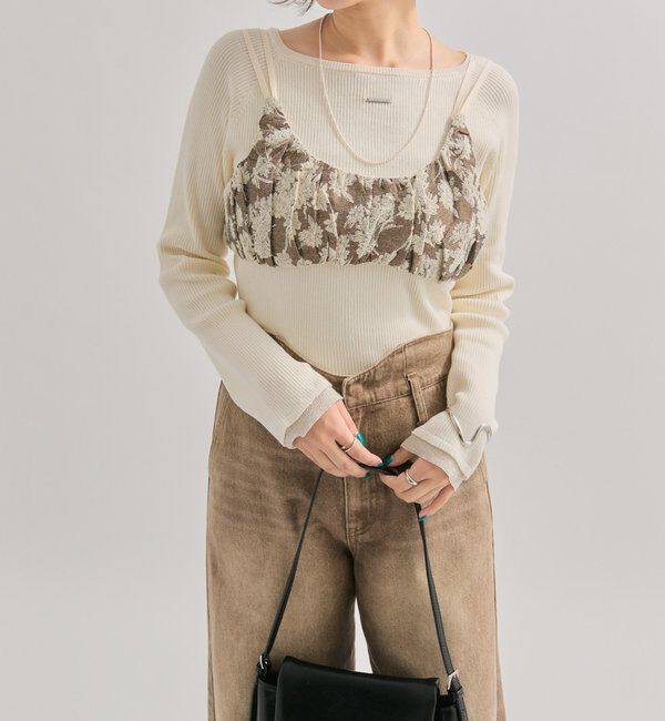  「ヴィンテージライク ビスチェ」|シャツ・ブラウス|