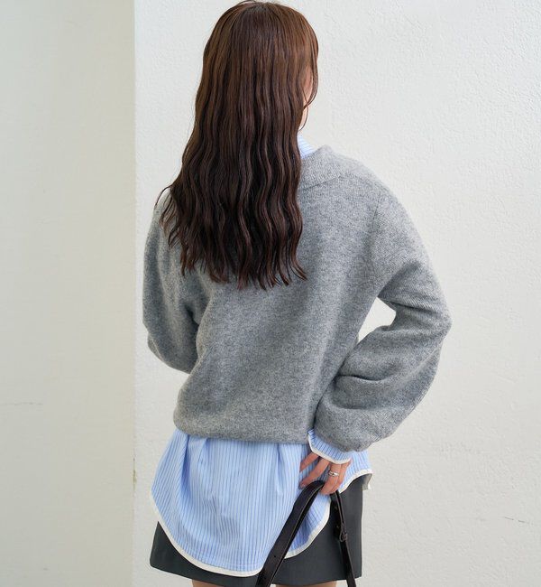  「ポケット刺繍ストライプシャツ」|シャツ・ブラウス|