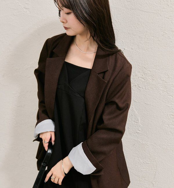  「ギャザービスチェSETワンピース」|ワンピース|