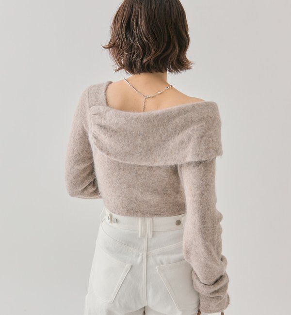  「ワンショルデザインニット」|ニット・セーター|