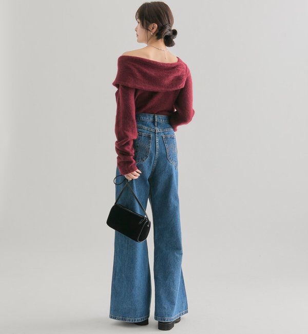  「ワンショルデザインニット」|ニット・セーター|