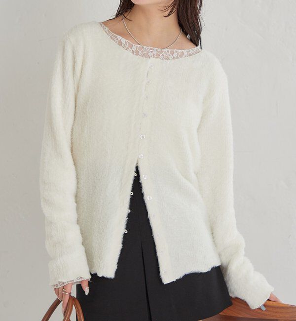  「シャギーリブカーディガン」|Tシャツ・カットソー|