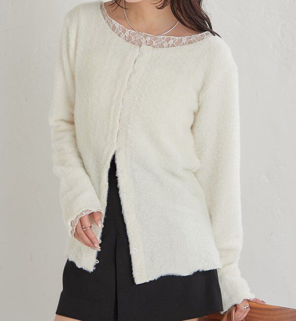  「シャギーリブカーディガン」|Tシャツ・カットソー|